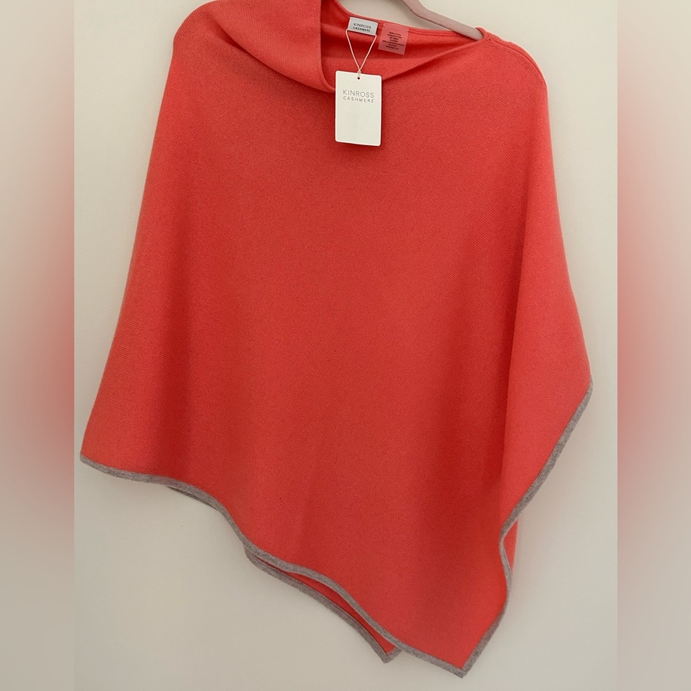 NWT Kinross Cashmere Poncho - Picture 2 of 5